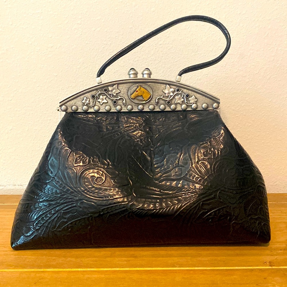 Equestrian Leather Purse